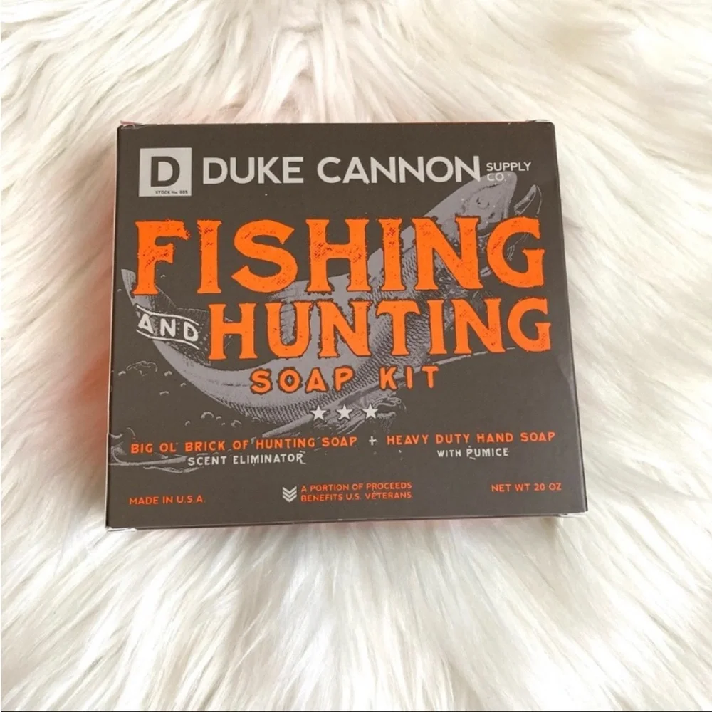 NEW Duke Cannon Hunting and Fishing Soap Set of 2